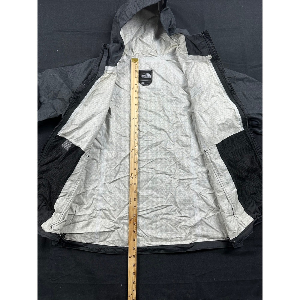 The North Face HyVent 2.5L Rain Jacket Womens XL Gray Heather Waterproof Shell - Picture 12 of 12